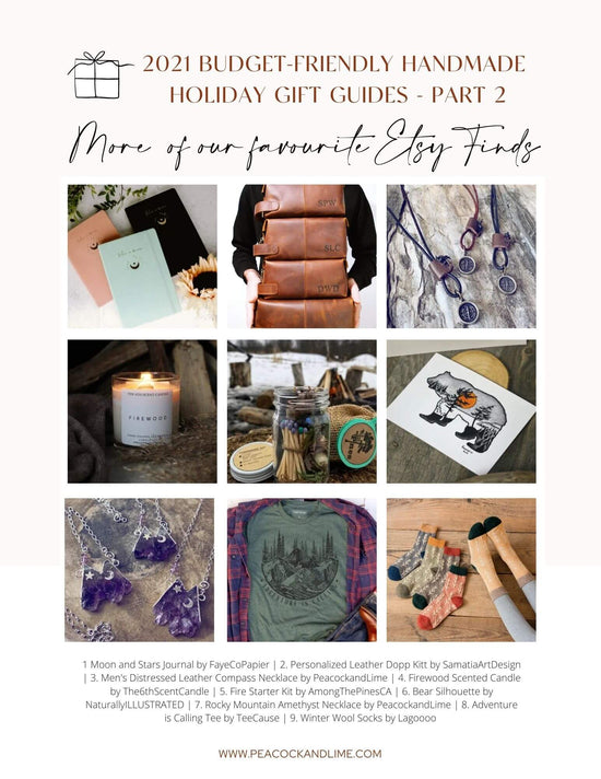 2021 Budget Friendly Handmade Holiday Gift Guides - Part 2