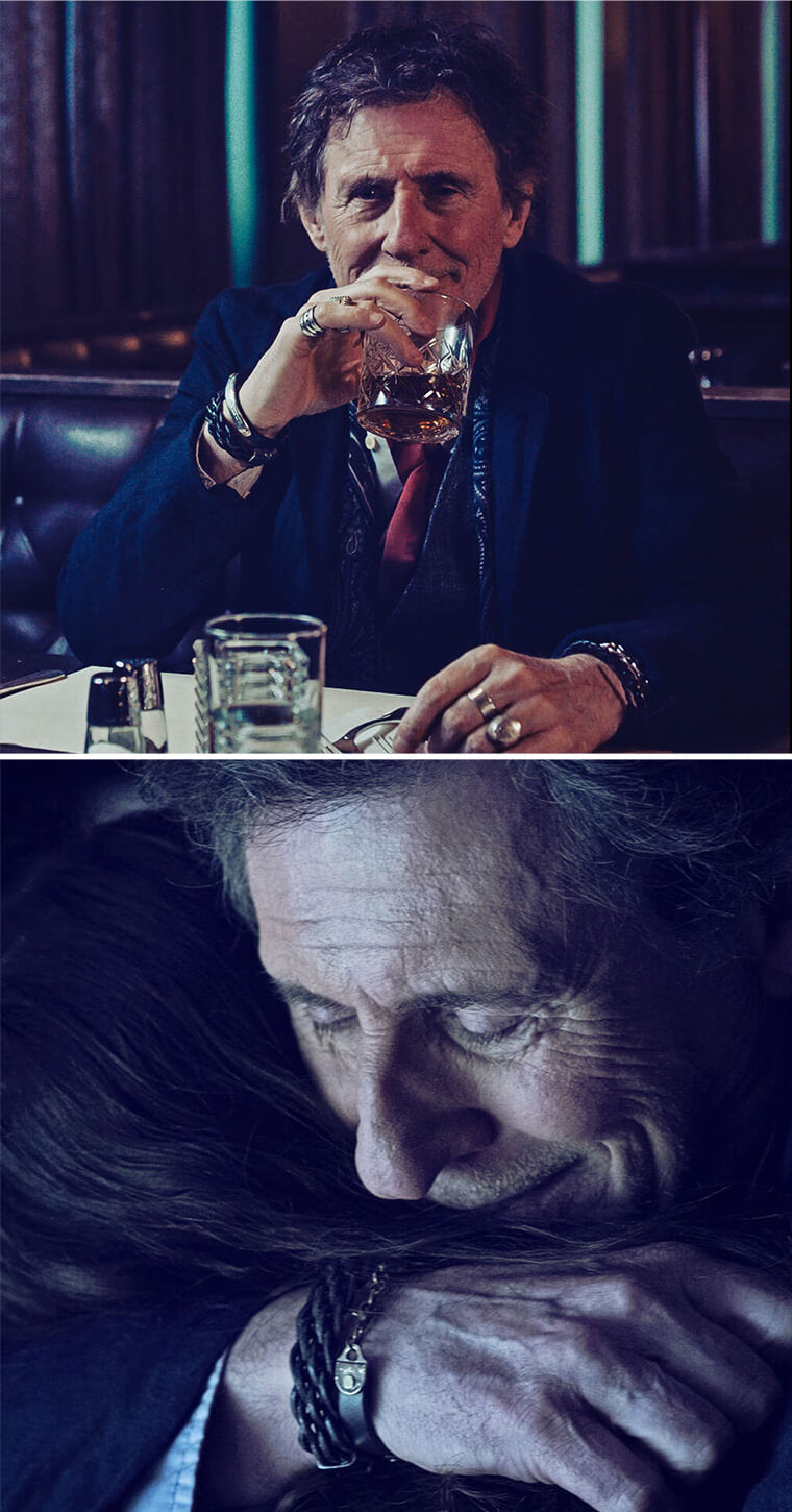 Peacock & Lime Synergy bracelet worn by Gabriel Byrne in the file Death of a Ladies' Man