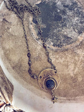 flame kissed boho crescent moon necklaces - Peacock & Lime