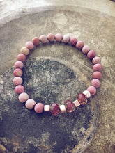 pink sand beachy bracelet style pack - Peacock & Lime