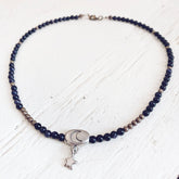soluna / sun crescent moon & star beaded choker wrap bracelet by Peacock & Lime