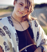 tide pool swirl choker // lariat necklace - Peacock & Lime , the original Peacock and Lime boho jewelry