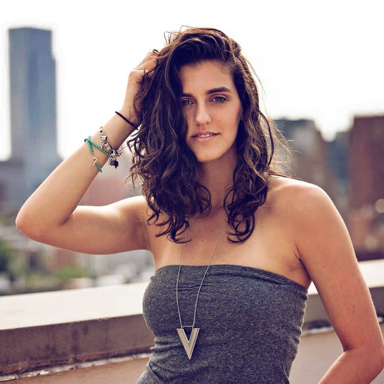 chalk turquoise or rose quartz boho choker // wrap bracelet - Peacock & Lime