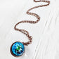 out of this world // glow in the dark bright universe sphere pendant necklace by peacock and lime