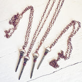 relic // antique coffin nail necklace with copper by Peacock & Lime