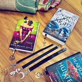 dark academia // literary fantasy inspired ribbon bookmarks by Peacock & Lime