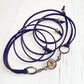 spacecraft // flying saucer czech glass bead choker necklace / wrap bracelet by Peacock & Lime
