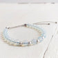 tiny treasure // mini gemstone bead stacking bracelet - opalite by Peacock & Lime