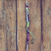 magick // willow or applewood branch crystal electroformed wand - forest pixie by Peacock and Lime