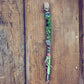 magick // willow or applewood branch crystal electroformed wand - mystic meadow by Peacock and Lime
