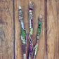 magick // willow or applewood branch crystal electroformed wands by Peacock and Lime