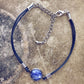 pacific blue // beachy bracelet style pack - single blue gemstone - Peacock & Lime