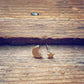 shoot for the moon // little mismatched star and moon boho brass stud post earrings
