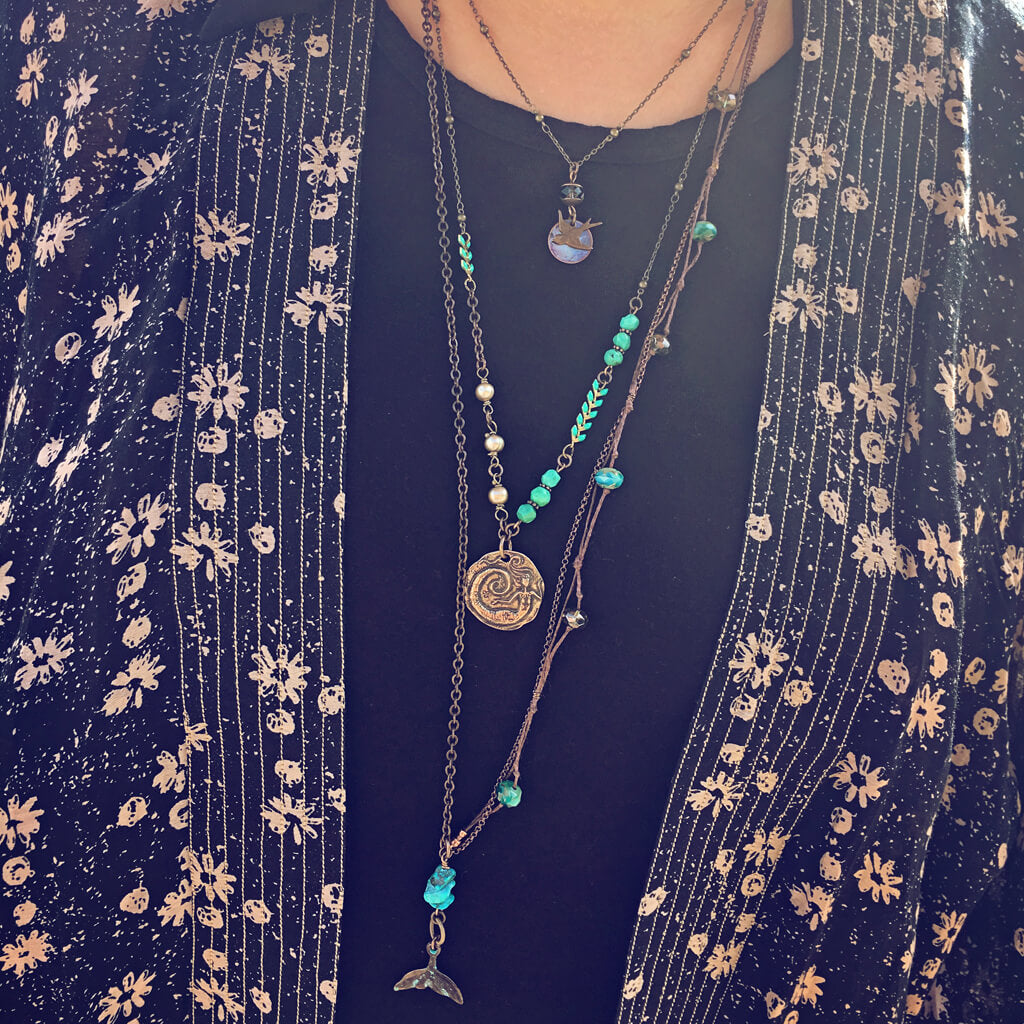 Boho Pine Stone Sequin Layered Necklace Set Multiple Layered Metal Jewelry  For Women From Donet, $1.1 | DHgate.Com
